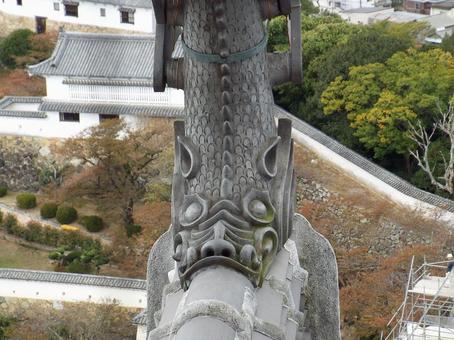 【風景写真】姫路城天守閣からの眺め 【風景写真】姫路城天守閣からの眺めの写真