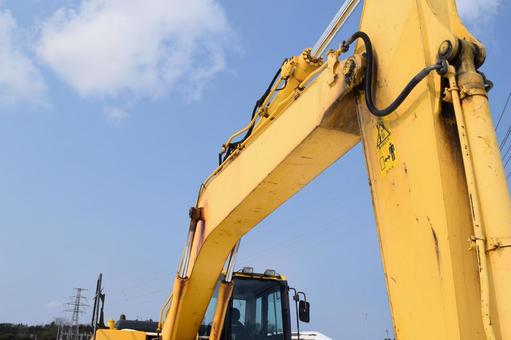 土木建設現場の建設機械 土木工事現場,土木工事,土木の写真素材