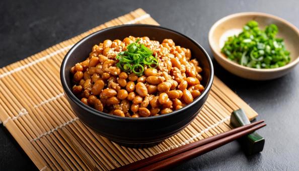 納豆の丼 納豆の丼の写真