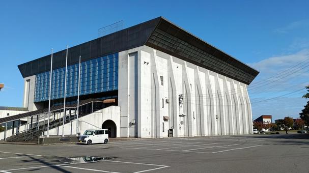 十日町市総合体育館 十日町市総合体育館,体育館,十日町市の写真素材