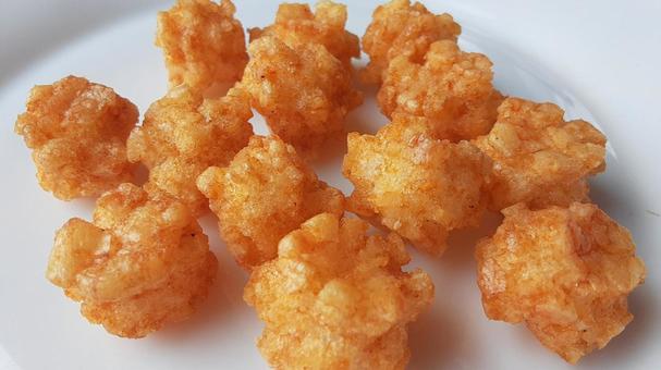 小粒揚げ米菓・1 小粒揚げ米菓・1の写真