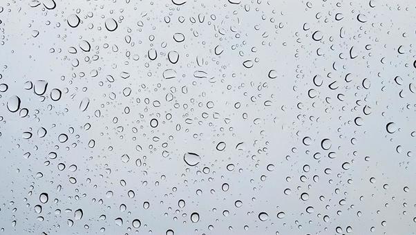灰色の雨粒 灰色の雨粒 背景,水玉,雫の写真素材