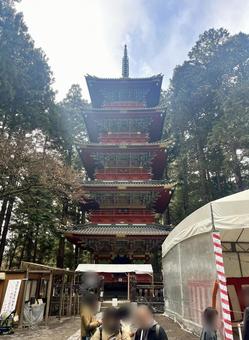 日光東照宮 五重塔 日光東照宮 五重塔 五重塔,日光東照宮,世界遺産の写真素材