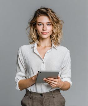 自信に満ちた女性のポートレート 自信に満ちた女性のポートレートの写真