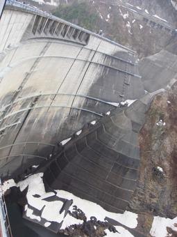 富山　黒部ダム 黒部ダム,アルペンルート,富山の写真素材