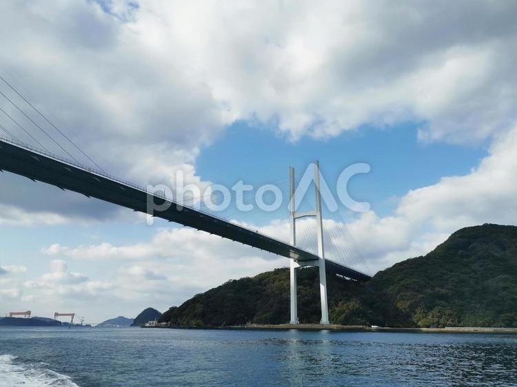 長崎港　女神大橋　ヴィーナスウィング 長崎港,女神大橋,ヴィーナスウィングの写真素材