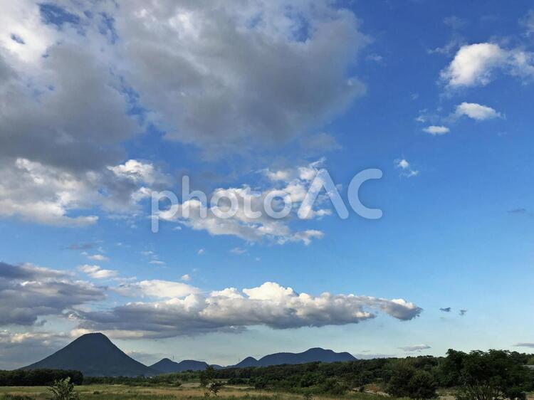 空と雲 田舎景色 空と雲 田舎景色 空,青空,雲の写真素材