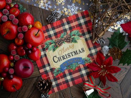 メリークリスマス.2 クリスマス,メッセージ,１２月の写真素材