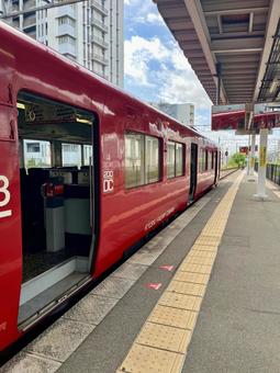 久留米駅　久大本線キハ200 久大本線,普通列車,キハ200の写真素材