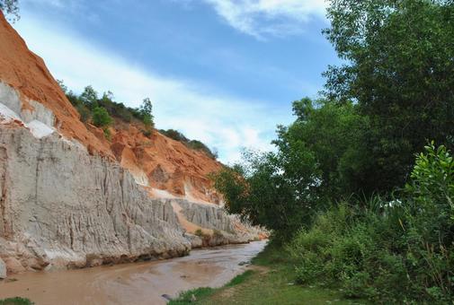 フェアリーストリーム フェアリーストリーム フェアリーストリーム,ベトナム,風景の写真素材