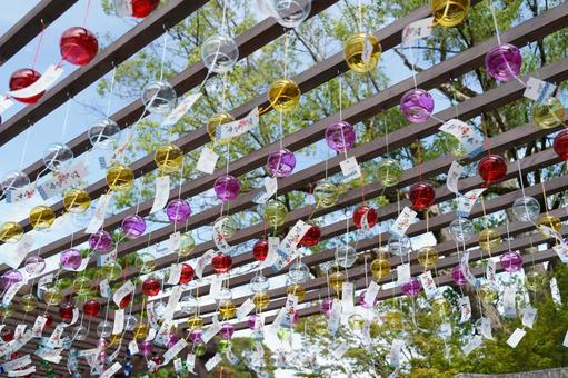 Photo, wind chimes, summer, cool, 