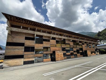 高知県梼原町役場 高知県梼原町役場 梼原町,梼原,ゆすはらの写真素材