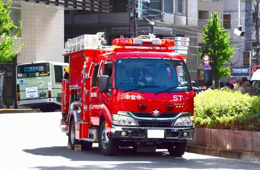 消防車 消防車,緊急自動車,消防ポンプ自動車の写真素材