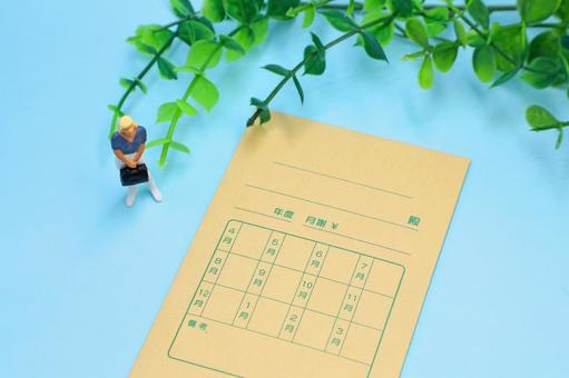 月謝袋　月謝のイメージ 月謝袋,月謝,習い事の写真素材