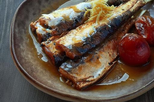 イワシの梅煮 イワシの梅煮の写真