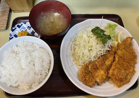 カツ定食 カツ,定食,ランチの写真素材