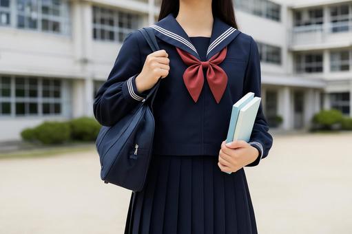 高校生の通学風景 高校生の通学風景の写真