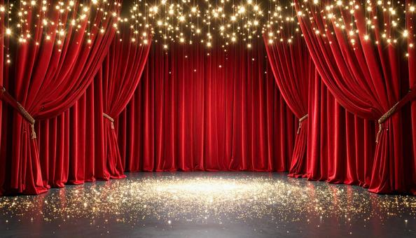 華やかな舞台の始まりの写真