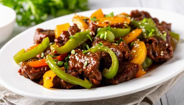 青椒肉絲(チンジャオロースー )中華料理 青椒肉絲(チンジャオロースー )中華料理の写真