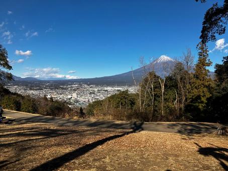 冬の富士山 冬の富士山 富士山,風景,山の写真素材