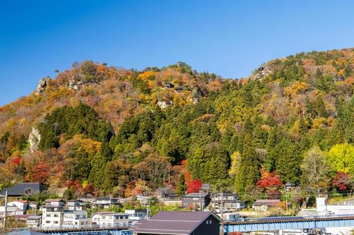 紅葉の山寺⑽ 秋,紅葉,山寺の写真素材