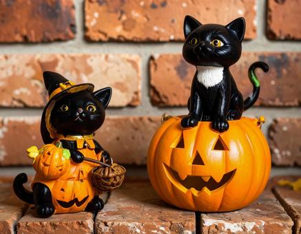 ハロウィンの置物 ハロウィンの置物の写真