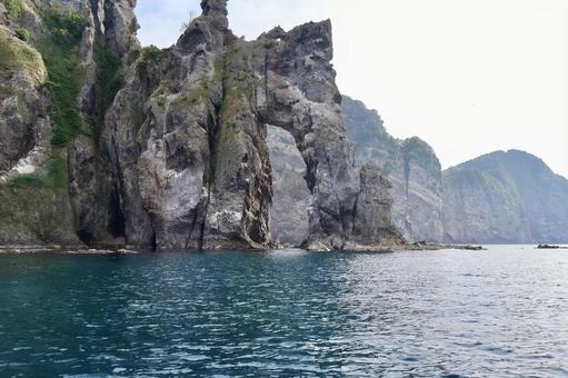 青い海 青の洞窟付近 青い海 青の洞窟付近 小樽,小樽観光,小樽旅行の写真素材