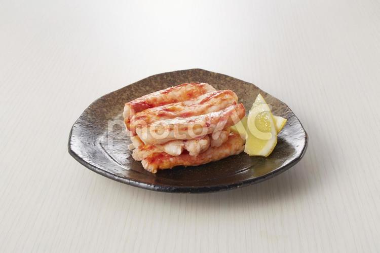 タラバガニ　盛り付け　一品料理 タラバガニ,脚肉,たらば蟹の写真素材
