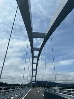 出島・アーチ橋1 出島,アーチ橋,女川の写真素材