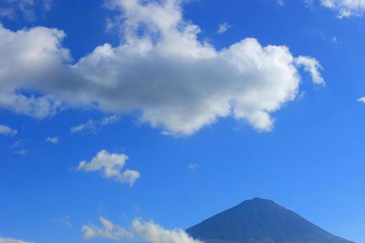 秋の富士山 秋の富士山の写真