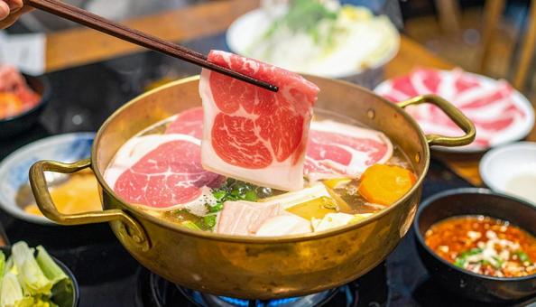 牛肉のしゃぶしゃぶ 牛肉のしゃぶしゃぶの写真