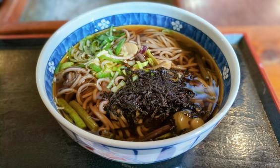 Mountain vegetable soba, JPG