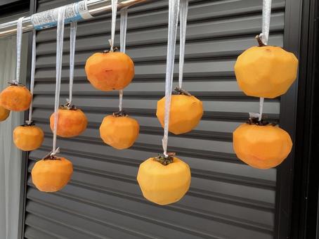 干し柿 干し柿,柿,くだものの写真素材