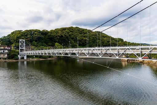 静岡県浜松市 秋の浜名湖猪鼻湖　せと橋 日本,静岡県,浜松市の写真素材