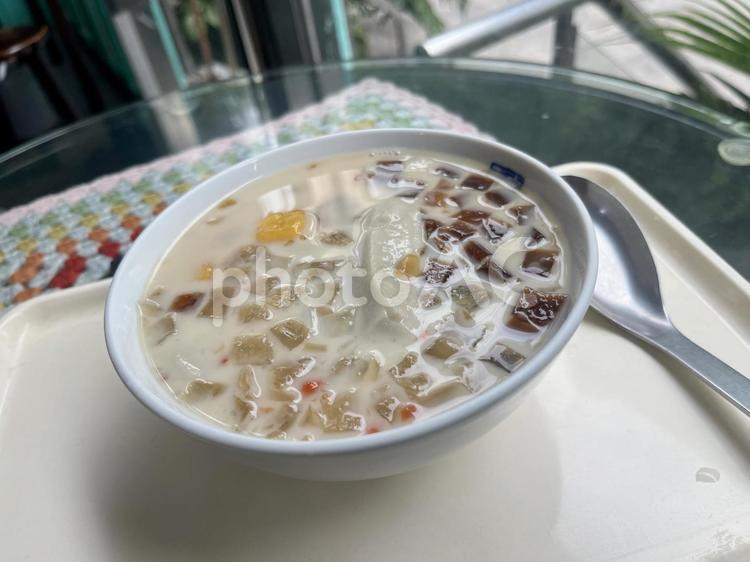 台湾、台北の黒豆豆花 海外,台湾,アジアの写真素材
