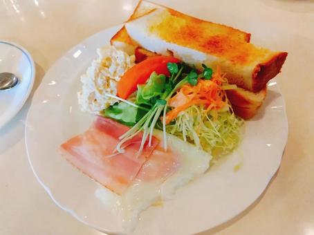 喫茶店のモーニング モーニング,喫茶店,カフェの写真素材