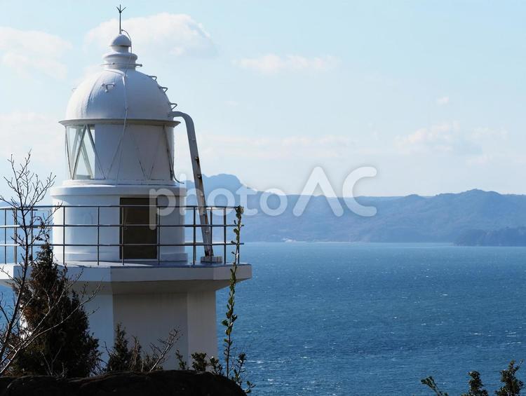 地蔵埼灯台（香川県･小豆島) 小豆島,地蔵埼灯台,さぬき百景の写真素材