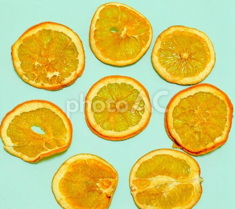 オレンジ　爽やか　イメージ② オレンジ,断面,みかんの写真素材