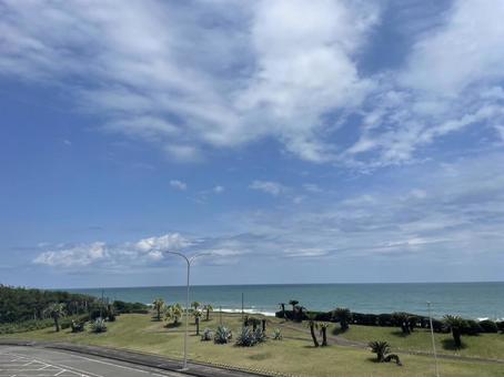 綺麗な空と海 綺麗な空と海の写真