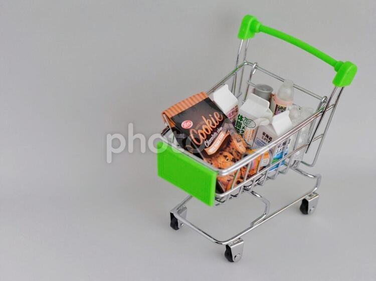 買い出しのイメージ　横 買い出し,買い物,ショッピングの写真素材