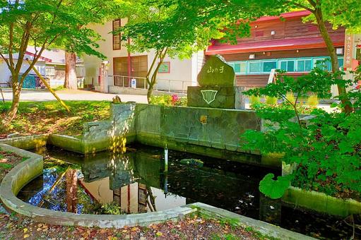 旧中滝小学校とその周辺8 旧中滝小学校とその周辺8 中滝ふるさと学舎,旧大湯小学校田代分校中滝校舎,旧中滝小学校の写真素材