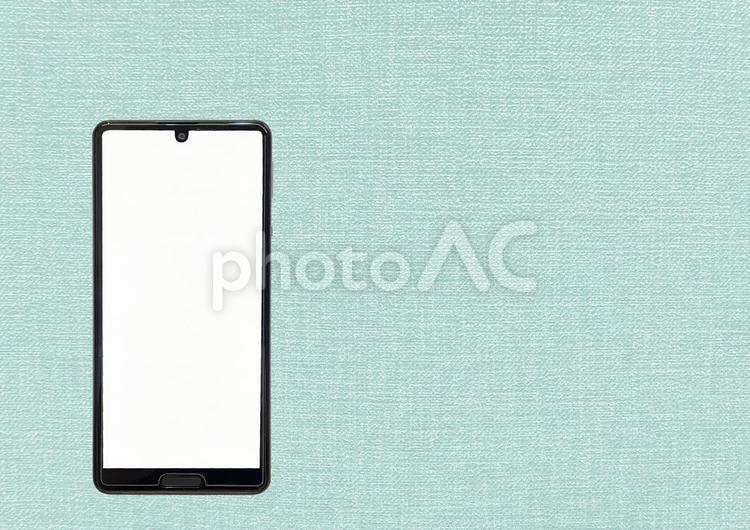 【画面透明PSD】A4スマホ　資料作成に スマホ,スマートフォン,画面の写真素材