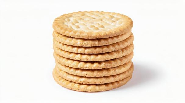 軽食に最適!素朴な味わいのクラッカー 軽食に最適!素朴な味わいのクラッカーの写真