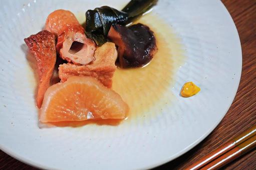 おでん 食事,食卓,冬の定番の写真素材