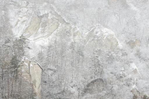 秋保の冬景色(127) 冬,雪,寒さの写真素材