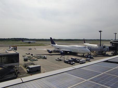 成田空港-9 成田空港,飛行場,飛行機の写真素材
