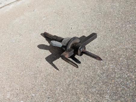 ドリルの先 工具,ドリル,庭の写真素材