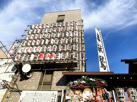 東京風景・鷲神社 鷲神社,お酉様,酉の市の写真素材