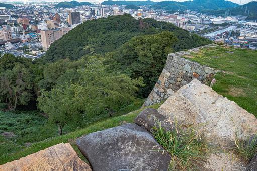 米子城 石垣 米子城 石垣の写真