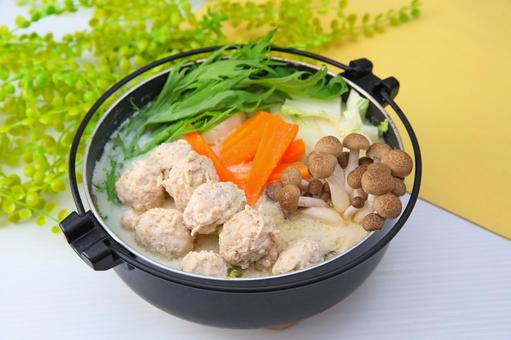 鶏団子鍋 鶏団子鍋 鶏団子鍋,鶏,鍋の写真素材